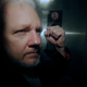 Julian Assange in custody in the UK on May 1, 2019